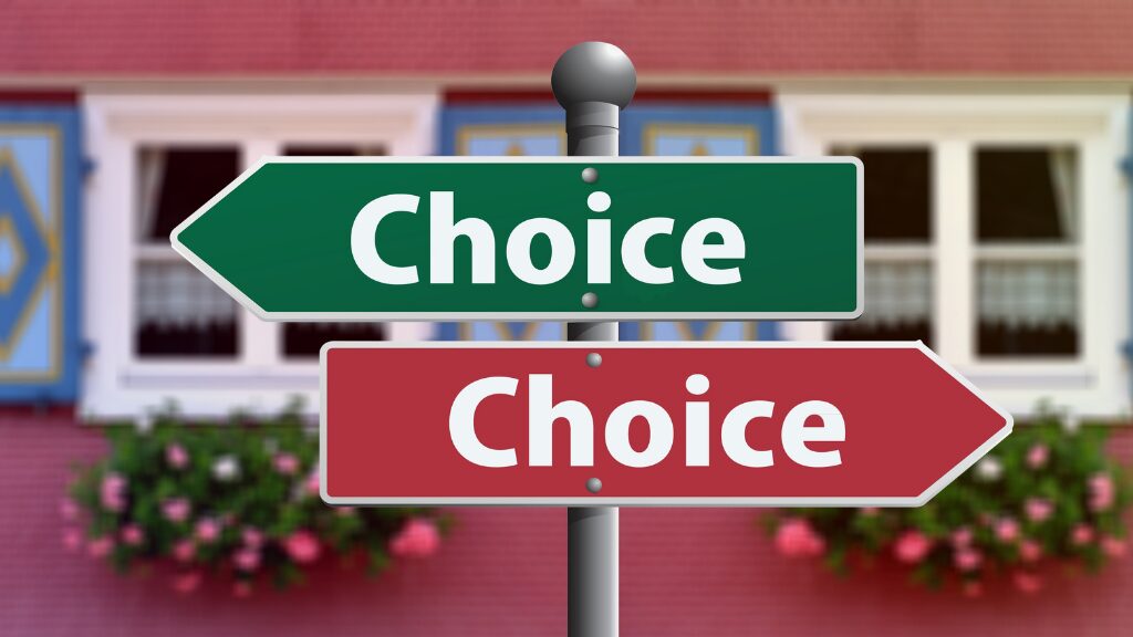 職業適性検査を目的別に選ぶイメージ