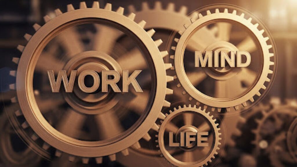 産業医が仕事・心・生活のバランスを見てくれるイメージ