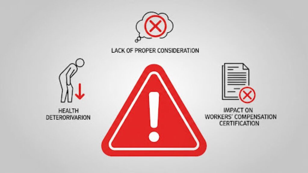 産業医面談を拒否することに伴う3つの潜在的リスク